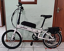 Электровелосипед складной, MXUS  36v 350w (max 500w), аккум. Li-ion 36v 15,6 A/H. Колеса 20".