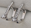 Золотой набор с бриллиантами (кольцо  0.23Ct I1/H, VG-Cut , серьги 0.361Ct SI2-VS2/H  VG-Cut ), фото 5
