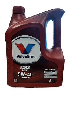 Моторное масло Valvoline MaxLife 5w40 4L