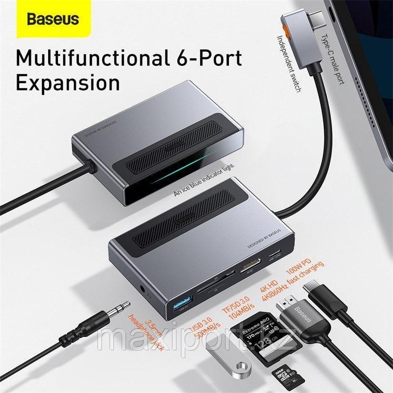 USB Хаб Baseus 6in1 Magic Multifunctional Type-C HUB