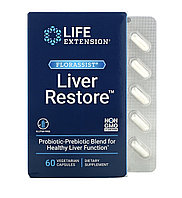 Life extension florassist liver restore, доавка для здоровья печени, 60 вег капсул