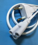 Сетевой шнур питания с выключателем для линейных ламп Т5 Т8 Т20 трехконтактный, фото 6