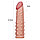 Интимная игрушка насадка на пенис-удлинитель с шипами +4 см Pleasure Extender Series, фото 3