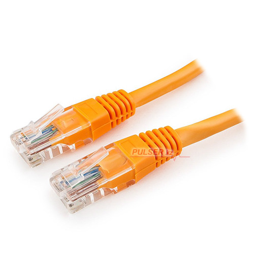 Патч-корд Cablexpert PP12-2M/O, оранжевый ,Cable Patch cord UTP 5e-Cat 2 m - фото 1 - id-p106863290