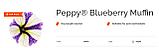 Петуния вегетативная Peppy™Blueberry Muffin подрощенный еврочеренок в 12м горшке, фото 7