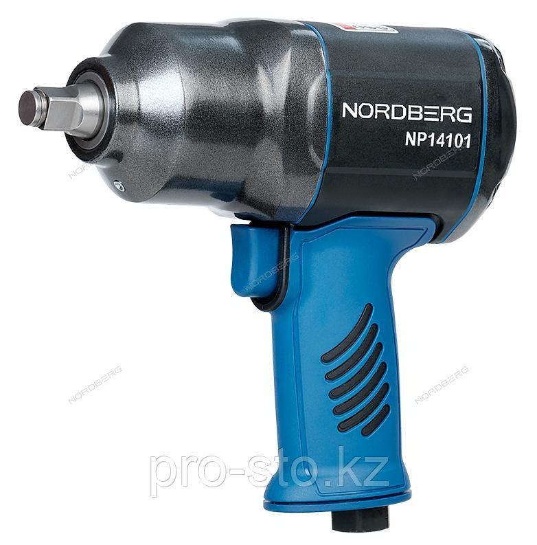 ПНЕВМОГАЙКОВЕРТ ударный 1/2", 1300Нм NORDBERG NP14101, фото 1