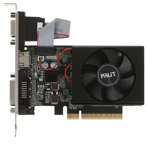Palit GeForce GT 710 LP [NEAT7100HD46-2080F] видеокарта (NEAT7100HD46-2080F) - фото 1 - id-p107362800