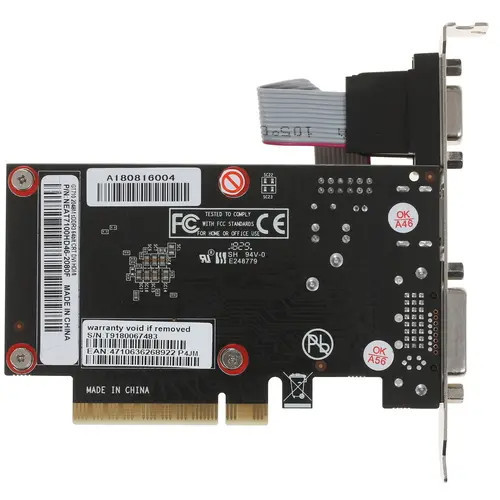 Palit GeForce GT 710 LP [NEAT7100HD46-2080F] видеокарта (NEAT7100HD46-2080F) - фото 2 - id-p107362800