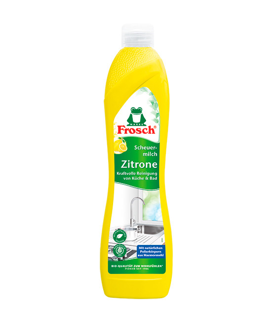 Молочко чистящее абразивное Лимон 500мл Frosch (id 68409664)