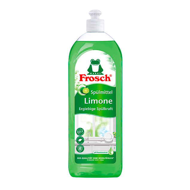Средство для мытья посуды Зеленый лимон 1000мл Frosch - фото 1 - id-p68409689