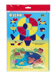 Игровое пособие: Головоломка Мозаика Озеро | Корвет