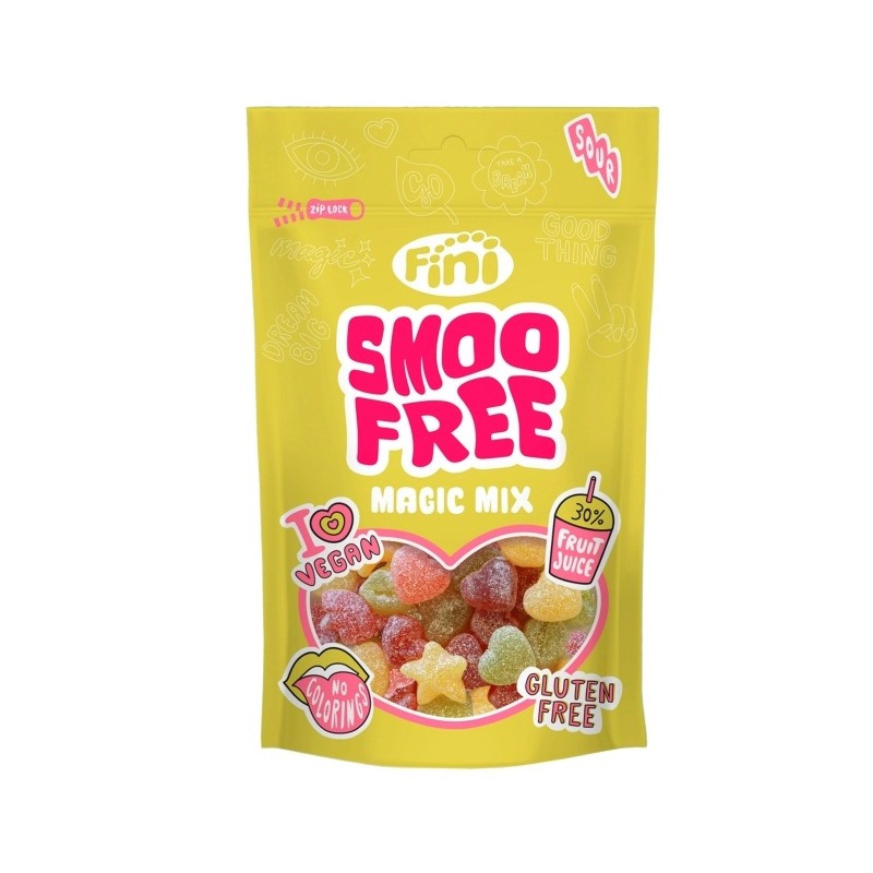 Жев.мармелад SMOOFREE Волшебный микс 165 гр Дойпак /FINI Испания/ (10 шт-упак) HALAL
