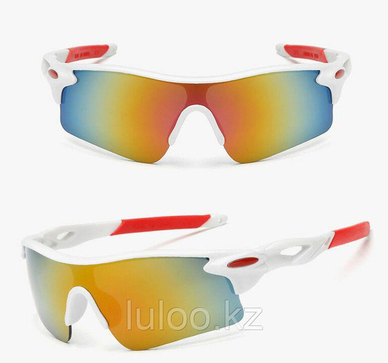 Спортивные очки, солнцезащитные белые. Велосипедные / Горные / Туризм., фото 1