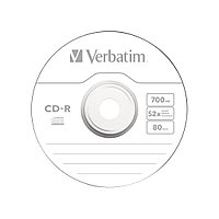 Диск CD-R, Verbatim, (43351) 700MB, 52х, 1 шт