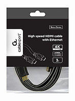 Кабель SVGA, HDMI to HDMI, 10m, Cablexpert  CC-HDMI4L-10M ,Cable black