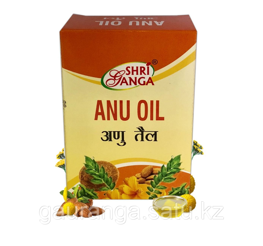 Масло для носа, ушей Ану Оил, Шри Ганга (Anu oil Shri Ganga), 50 мл - фото 1 - id-p107364219