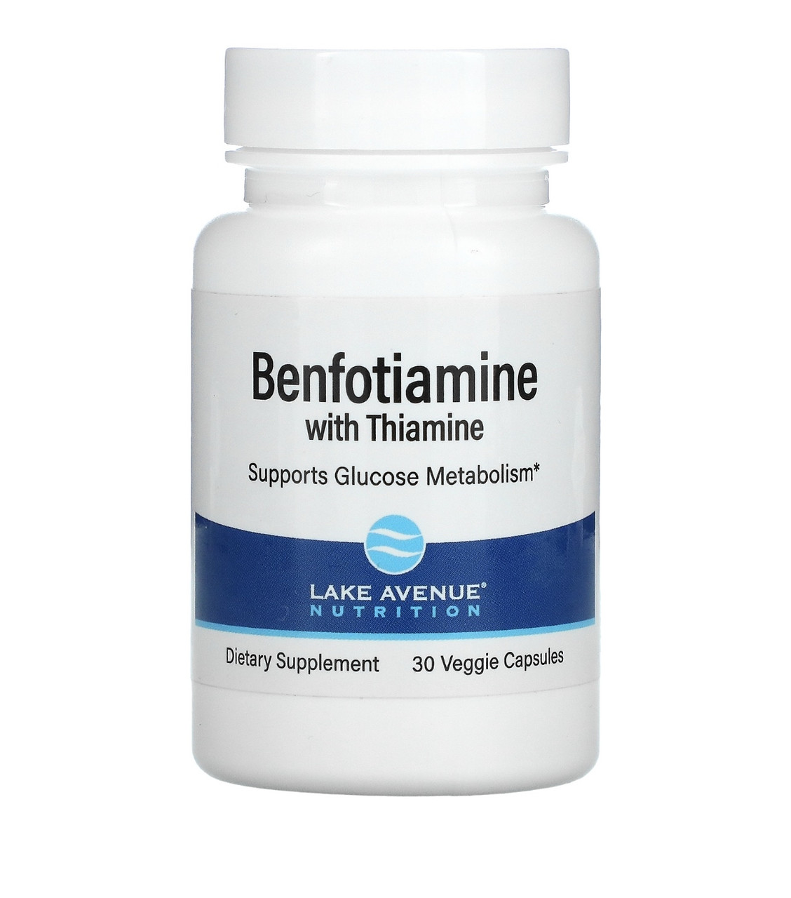 Lake avenue nutrition бенфотиамин с тиамином 250мг, 30 растительных капчул - фото 1 - id-p107364321