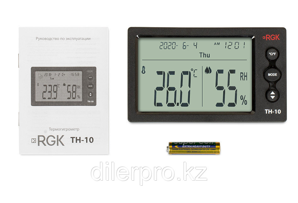 Термогигрометр RGK TH-10 - фото 4 - id-p79038082