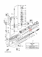 Стакан редуктора лодочного мотора Yamaha PARAGON Y 60-90 688453310094