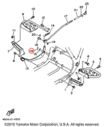 Штифт \ шплинт гайки винта лодочного мотора Yamaha PARAGON Y 50-250 9149040030