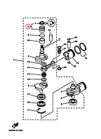 Подшипник коленвала верх Yamaha PARAGON Y 30 9339999951