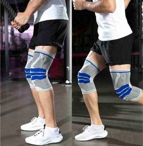 Наколенник-бандаж компрессионный защитный с 3D поддержкой коленного сустава LAZETTA (S) - фото 5 - id-p107365155