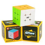 Кубик Рубика из цветного пластика для скоростной сборки SpeedCube Warrior QYtoys (3 x 3 x 3), фото 2