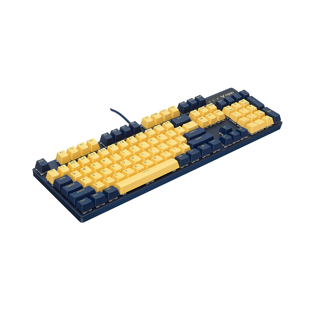 Клавиатура Rapoo V500PRO Yellow Blue, фото 1