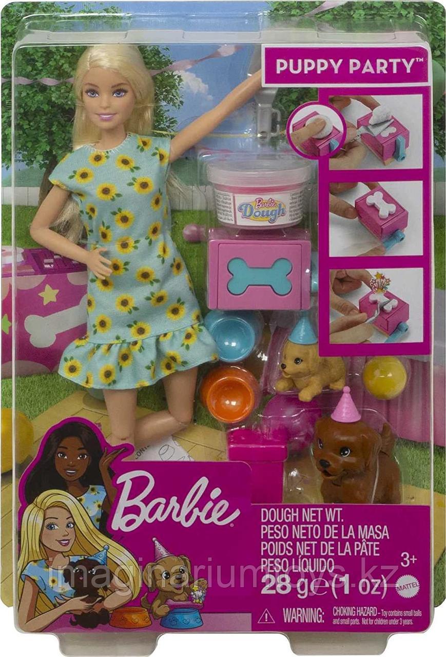 Barbie игровой набор Вечеринка с щенками - фото 2 - id-p107366543