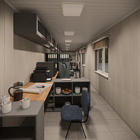 Офисное помещение на базе 40-фут контейнеров, с бытовыми помещениями, фото 8