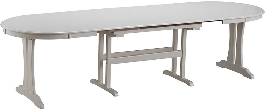 Обеденный стол  Гастон, 300x100x77 см, шпон, слоновая кость