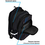 Рюкзак Berlingo Comfort "Virtual" 38*27*18см, 3 отделения, 3 кармана, эргономичная спинка, фото 7