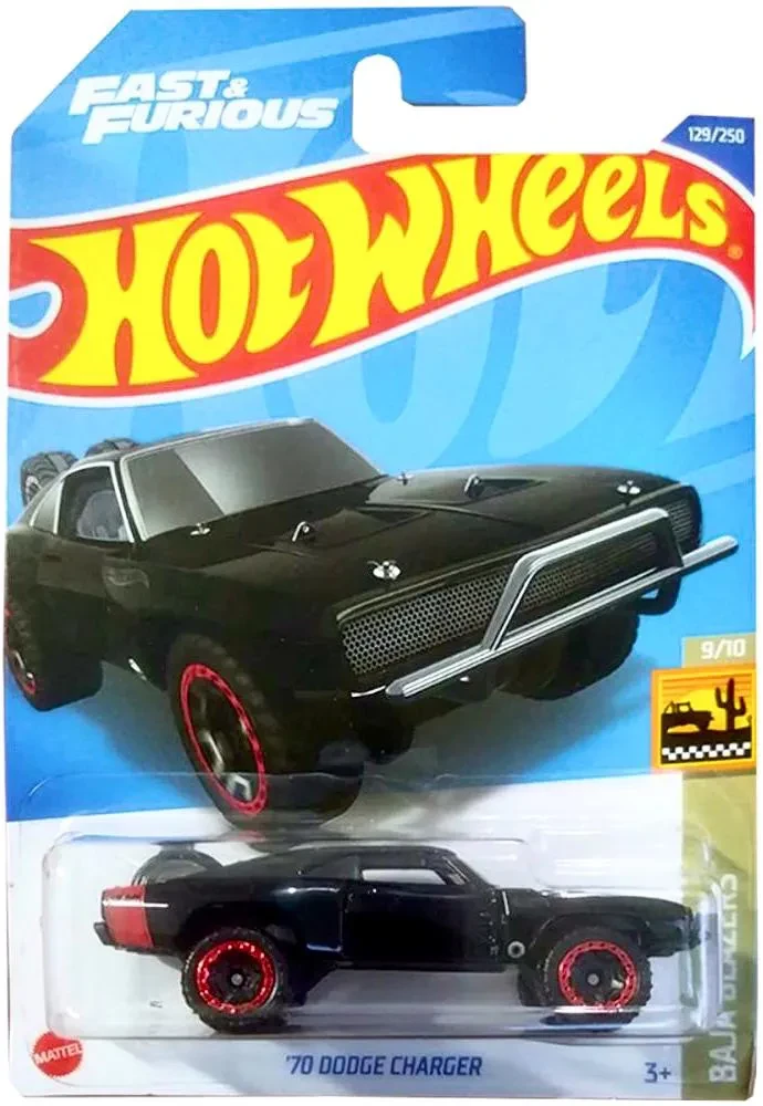 Hot Wheels Модель Dodge Charger '70, Форсаж - фото 1 - id-p107367303