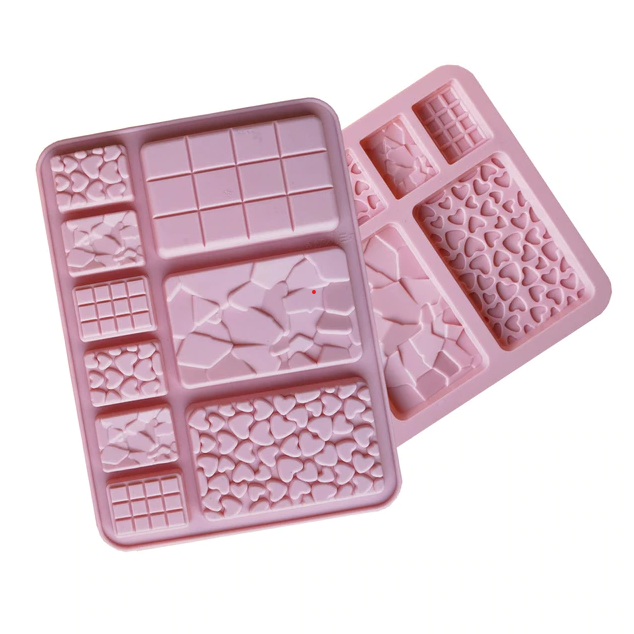 Форма для шоколада, розовая - фото 1 - id-p107260131
