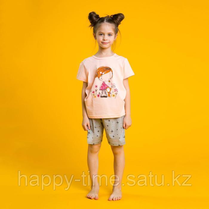 Пижама для девочки "Девочка с котёнком"