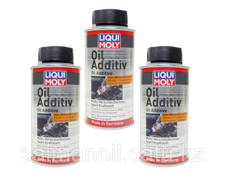 LIQUI MOLY Антифрикционная присадка с дисульфидом молибдена в моторное маcло Oil Additiv 1011 125 мл - фото 3 - id-p107368243
