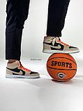 Кеды Nike Jordan выс беж оранж SP21, фото 2