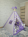 Детский домик вигвам Корона фиолетовая, фото 3