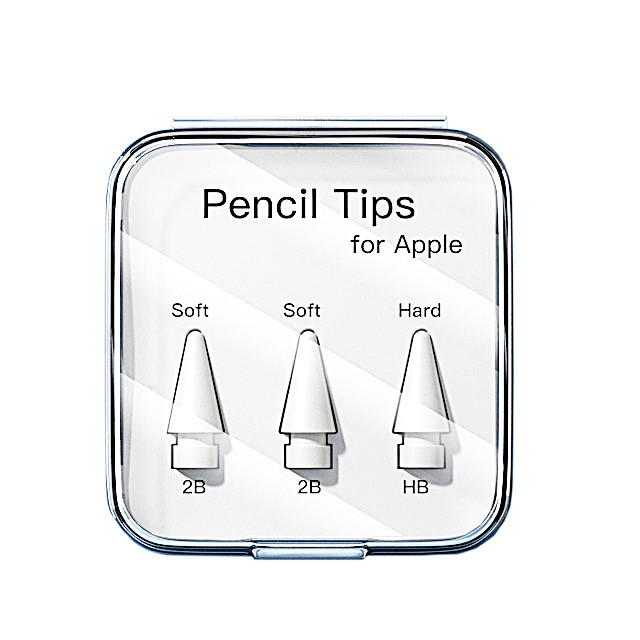 Сменные наконечники для Apple Pencil 1/2, комплект 3 шт. - фото 1 - id-p107368592