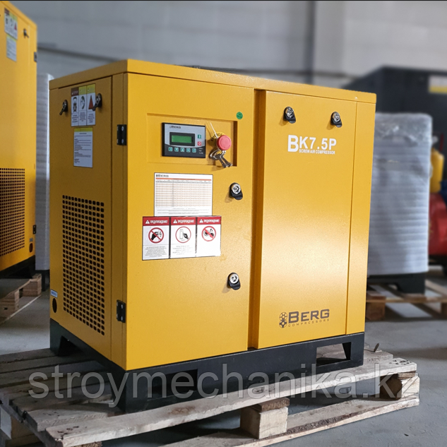 Винтовой компрессор Berg ВК-7.5 ( 7.5 кВт, 1.1 м3/час, 8 Бар ), фото 1
