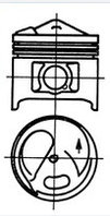 Поршни M110(86,00mm)(KS)(93 582 600) (стд)