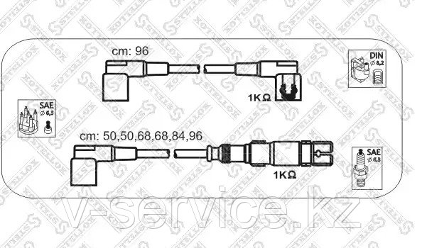 Провода высокого напряжения M103(STELLOX 10-38260-SX)(BREMI 263)