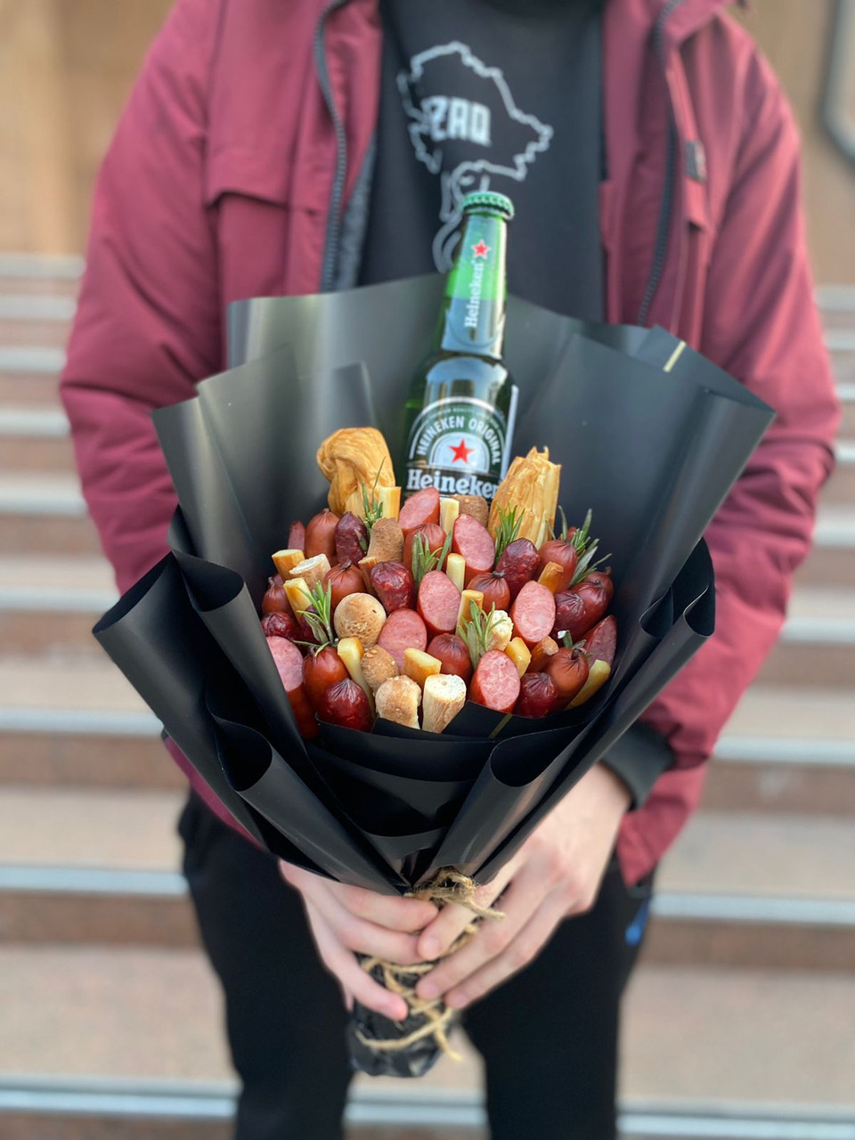 Букет из колбасок с пивом S, фото 1