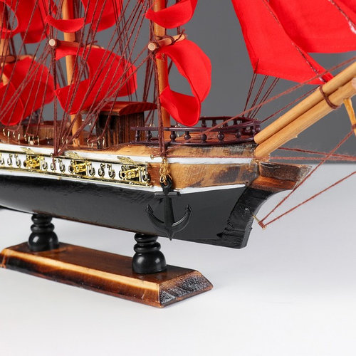 Корабль "Алые паруса", коричневый корпус, 43*8*37см (id 107374021)