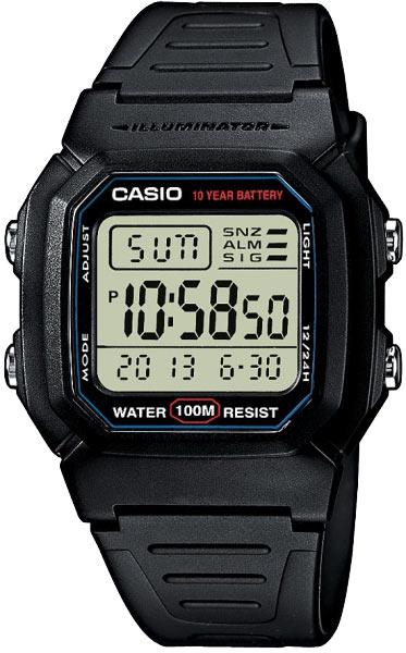 Спортивные часы Casio Sport W-800H-1AVES - фото 1 - id-p2137894