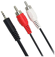 Noname Аудио кабель 2RCA на AUX 3,5мм стерео 1.5м