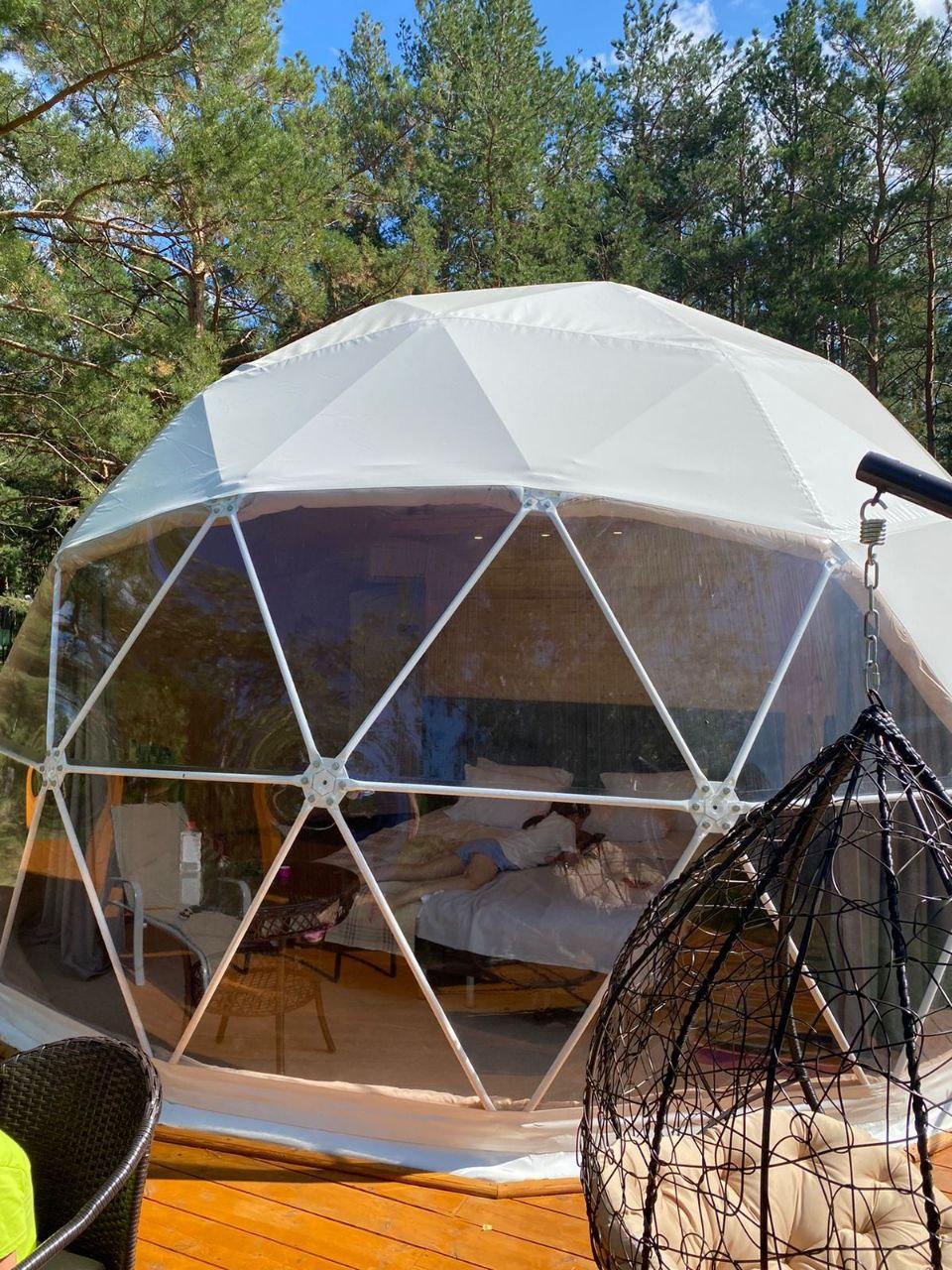 Сферический шатер 12 м, металлический каркас