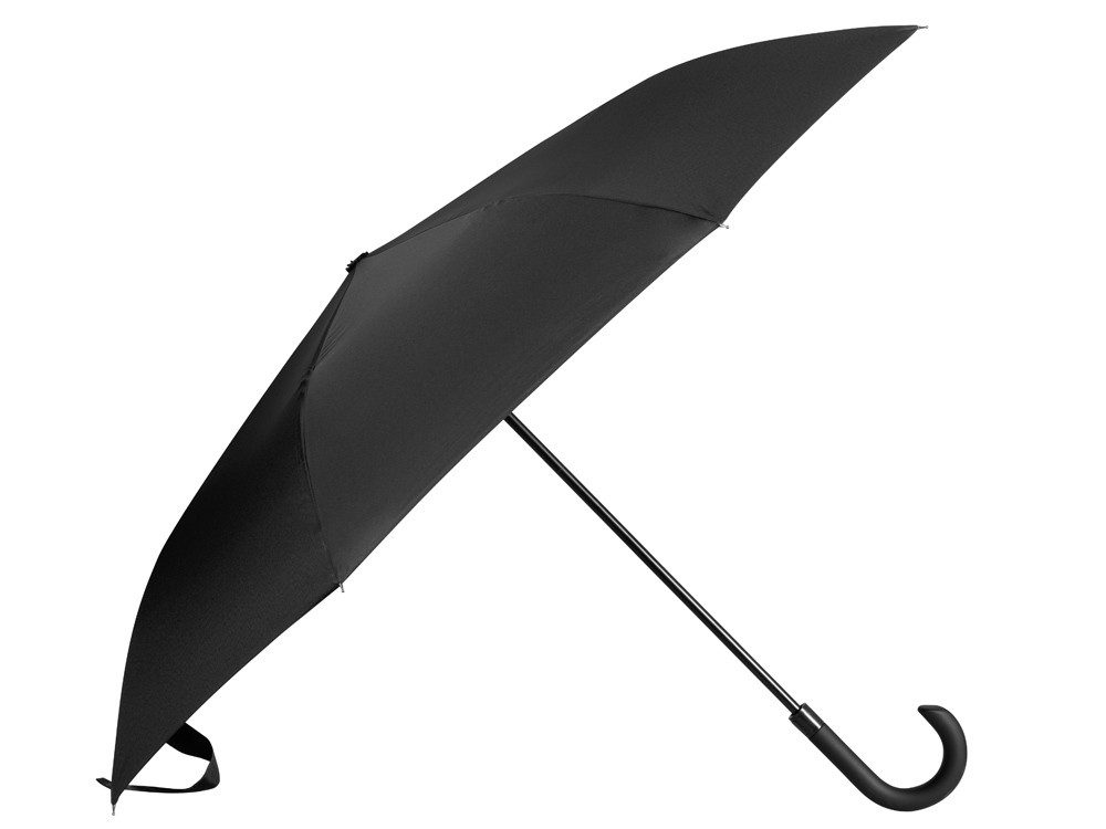 Зонт-трость наоборот Inversa, полуавтомат, черный - фото 3 - id-p107394186