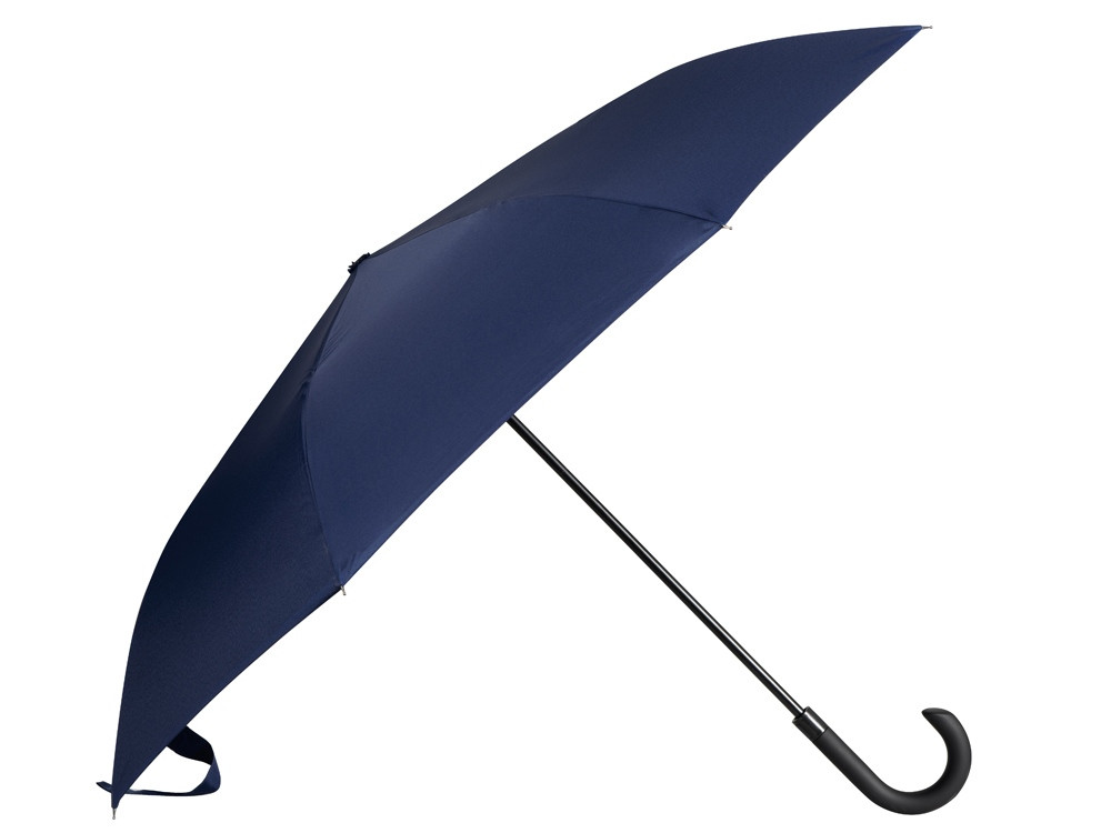 Зонт-трость наоборот Inversa, полуавтомат, темно-синий - фото 3 - id-p107394187