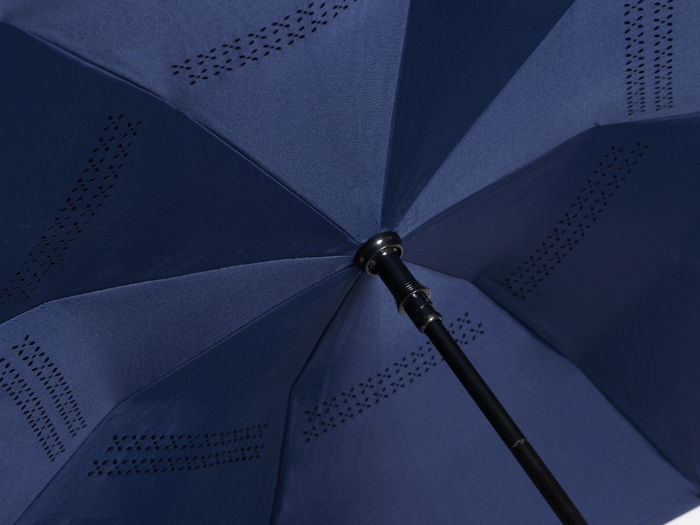 Зонт-трость наоборот Inversa, полуавтомат, темно-синий - фото 5 - id-p107394187